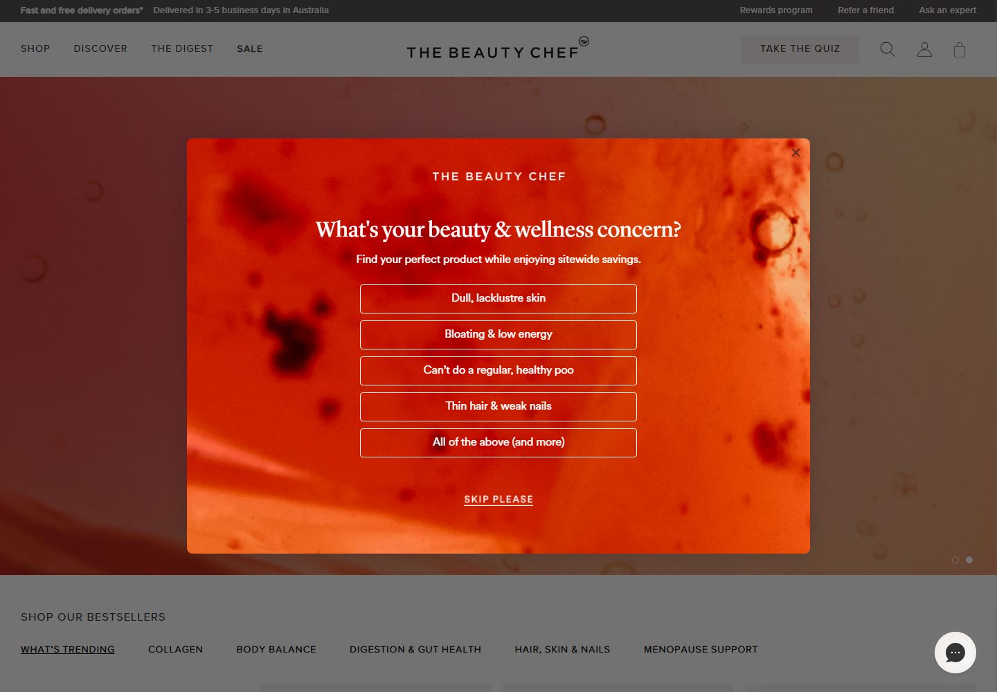 Homepage preview of The Beauty Chef